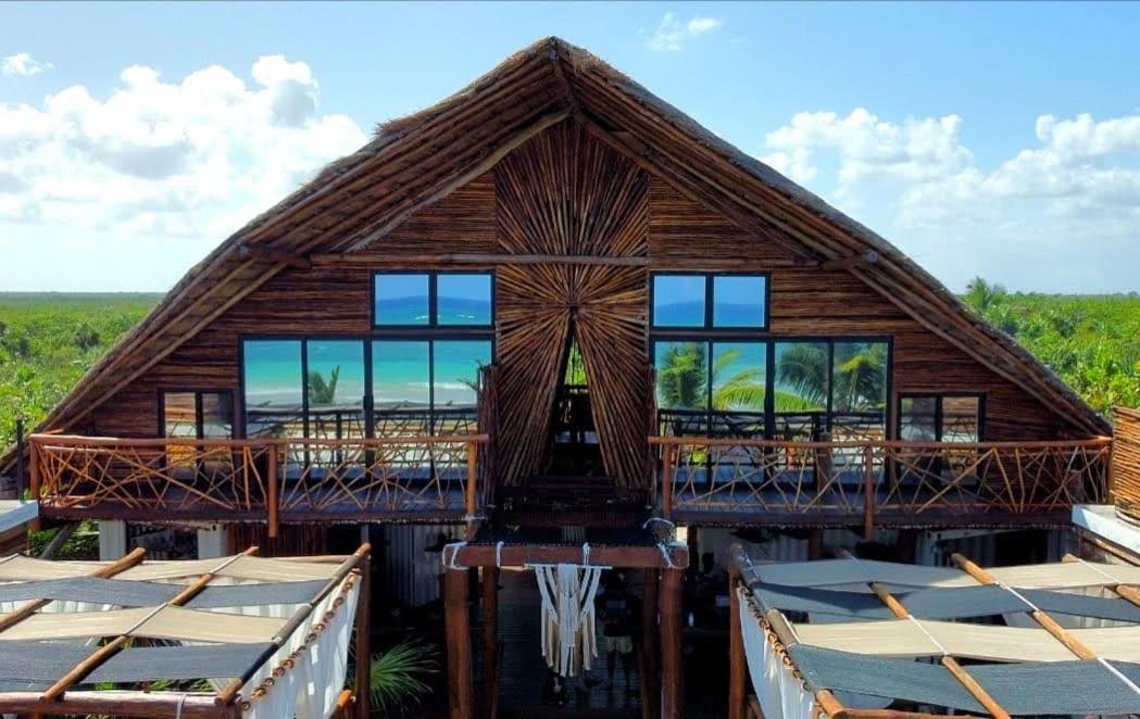 Casa Hayhu Hotel Mahahual Bagian luar foto
