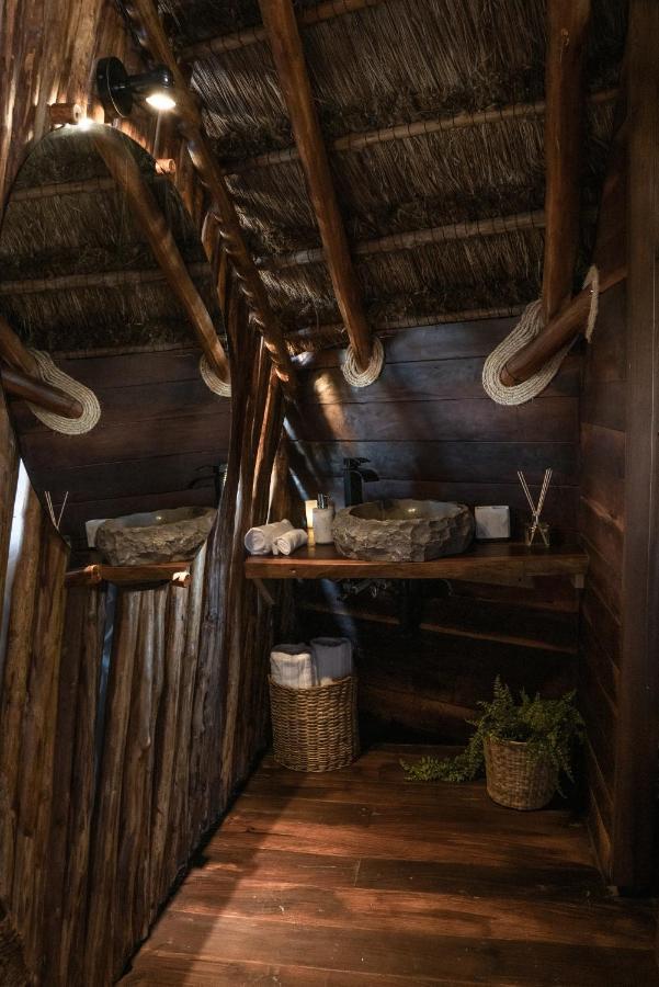Casa Hayhu Hotel Mahahual Bagian luar foto