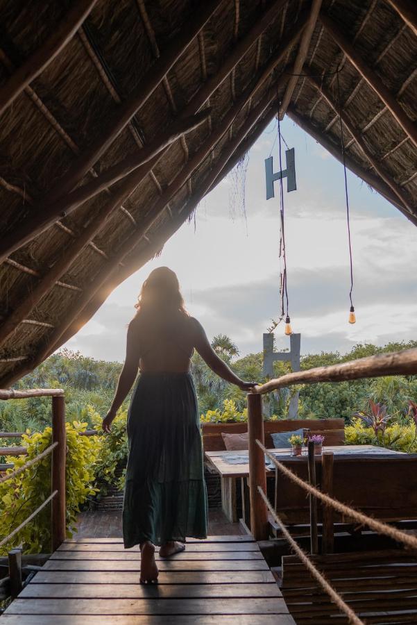 Casa Hayhu Hotel Mahahual Bagian luar foto