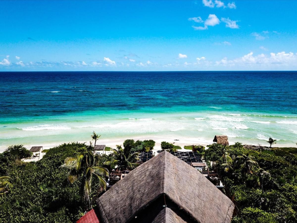 Casa Hayhu Hotel Mahahual Bagian luar foto