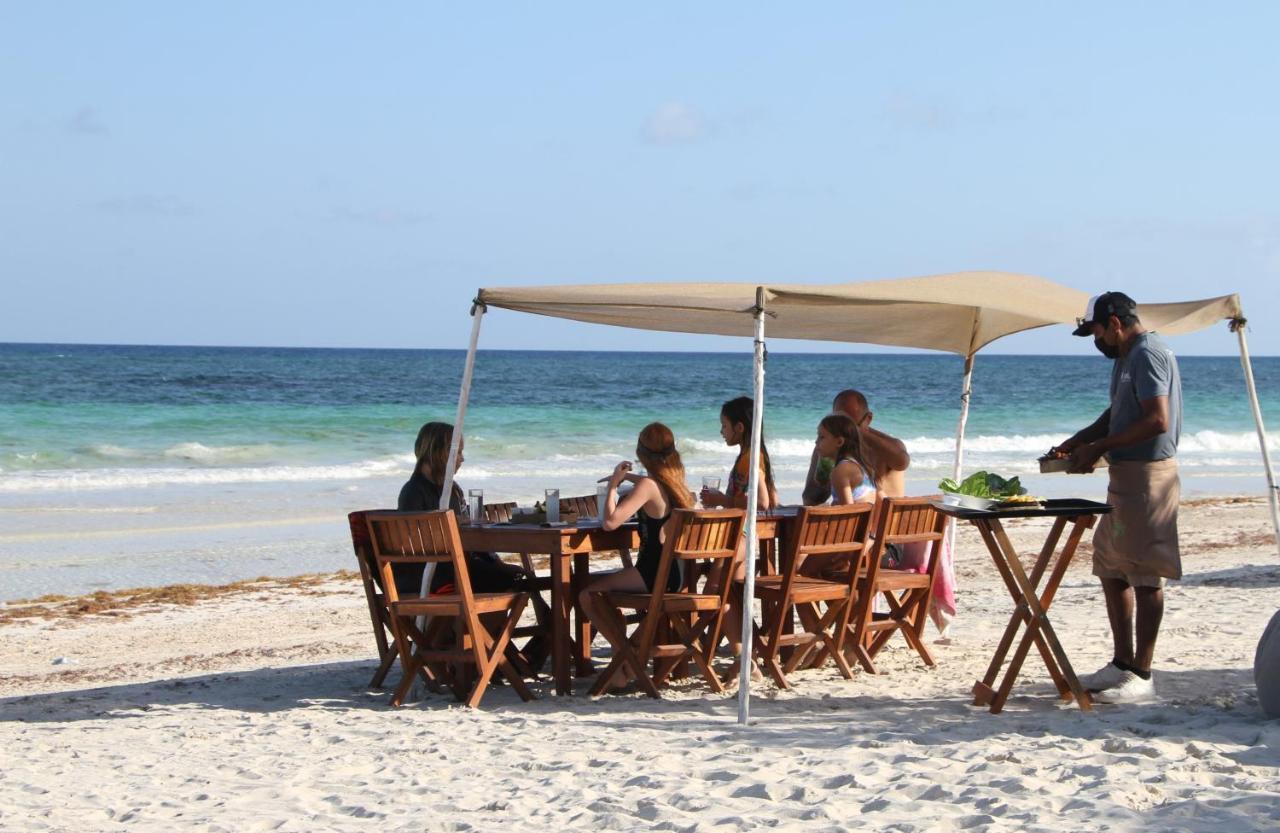 Casa Hayhu Hotel Mahahual Bagian luar foto