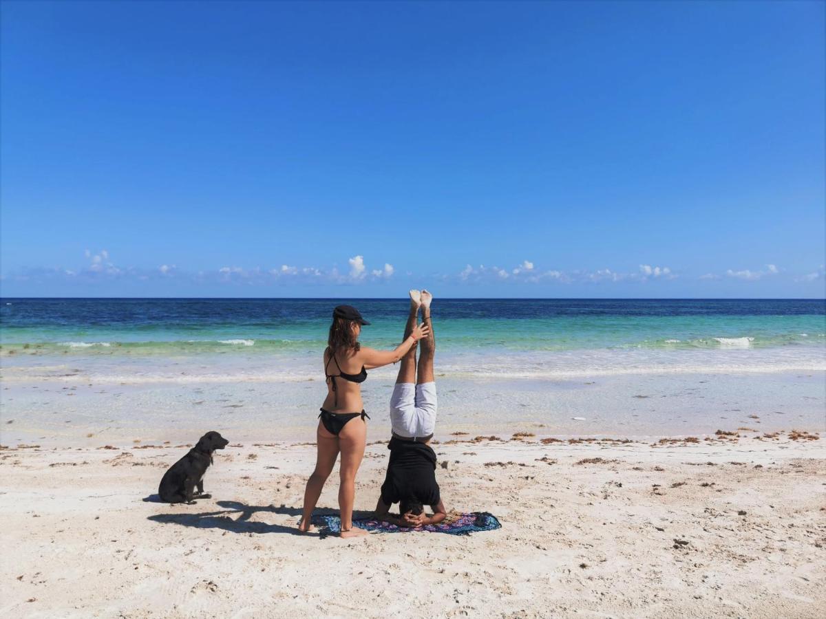 Casa Hayhu Hotel Mahahual Bagian luar foto