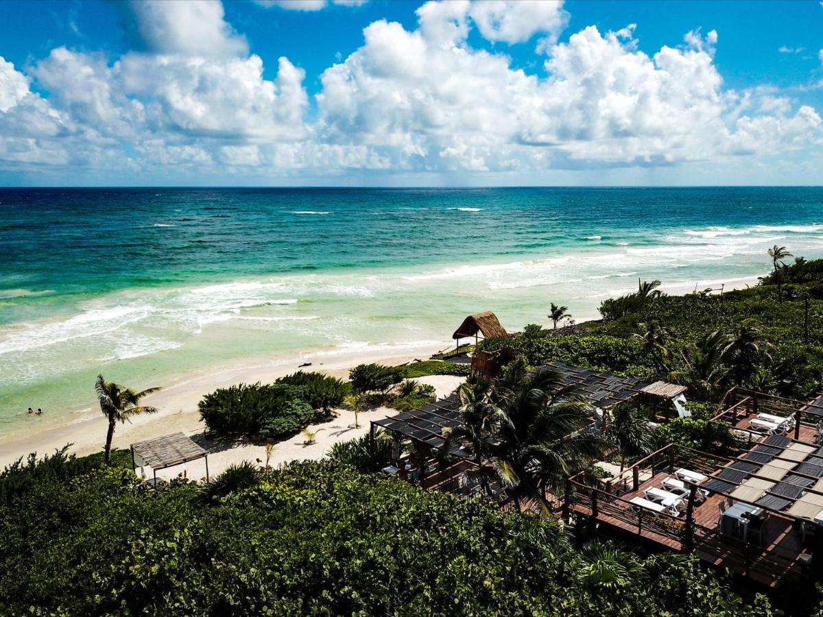 Casa Hayhu Hotel Mahahual Bagian luar foto